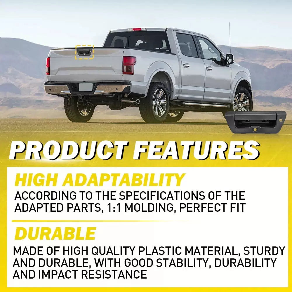 Tailgate Latch Handle w/ Camera Hole For 2015 16 2017 Ford F-150 FL3Z9943400AA A 6B93BC-57 [5]