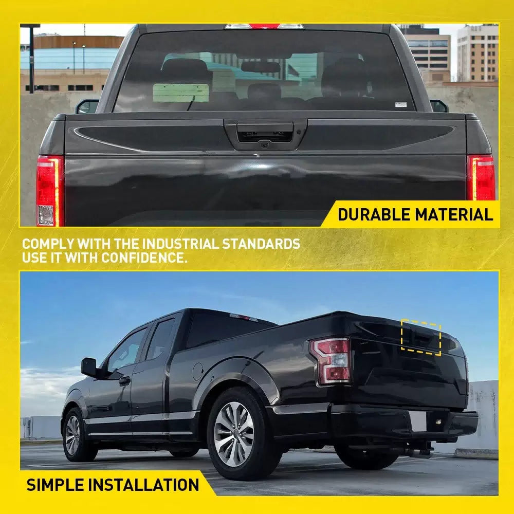 Tailgate Latch Handle w/ Camera Hole For 2015 16 2017 Ford F-150 FL3Z9943400AA A 6B93BC-57 [6]