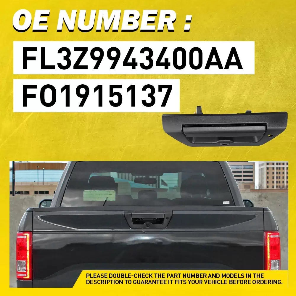 Tailgate Latch Handle w/ Camera Hole For 2015 16 2017 Ford F-150 FL3Z9943400AA A 6B93BC-57 [8]