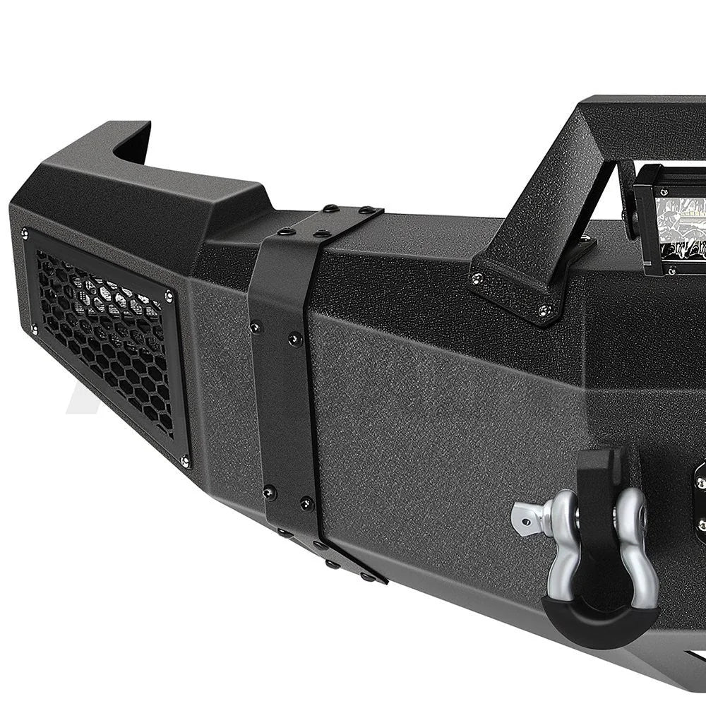 Textured Front Bumper w/ D-ring & Winch Plate For 2010-2018 Dodge Ram 2500 3500 6B93BC-57 [7]