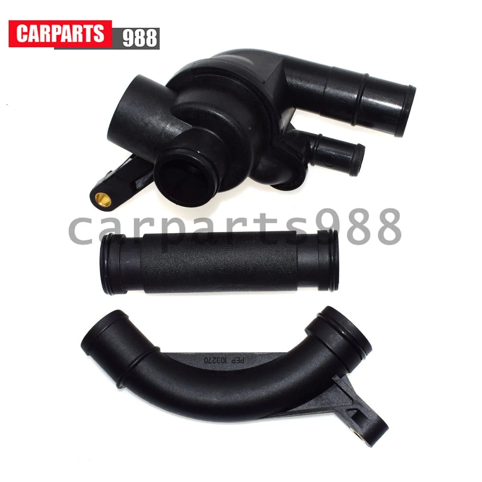 Thermostat Housing Assembly + Pipe For 2002-2005 Land Rover Freelander PEM101050 6B93BC-57 [2]