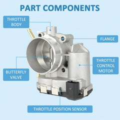 Throttle Body For Chevrolet Captiva Opel Antara 2.4L 2006 2007 2008 2009-2011 6B93BC-57 [3]