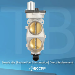 Throttle Body for Ford F-250 F-350 Super Duty 6.8L 2005-2010 9C3Z-9E926-C 6B93BC-57 [2]