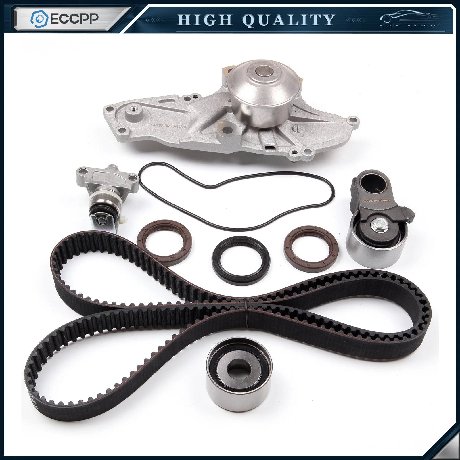 Timing Belt Kit Water Pump For 1998-2002 Honda Accord Odyssey 3.0L V6 SOHC 6B93BC-57 [1]