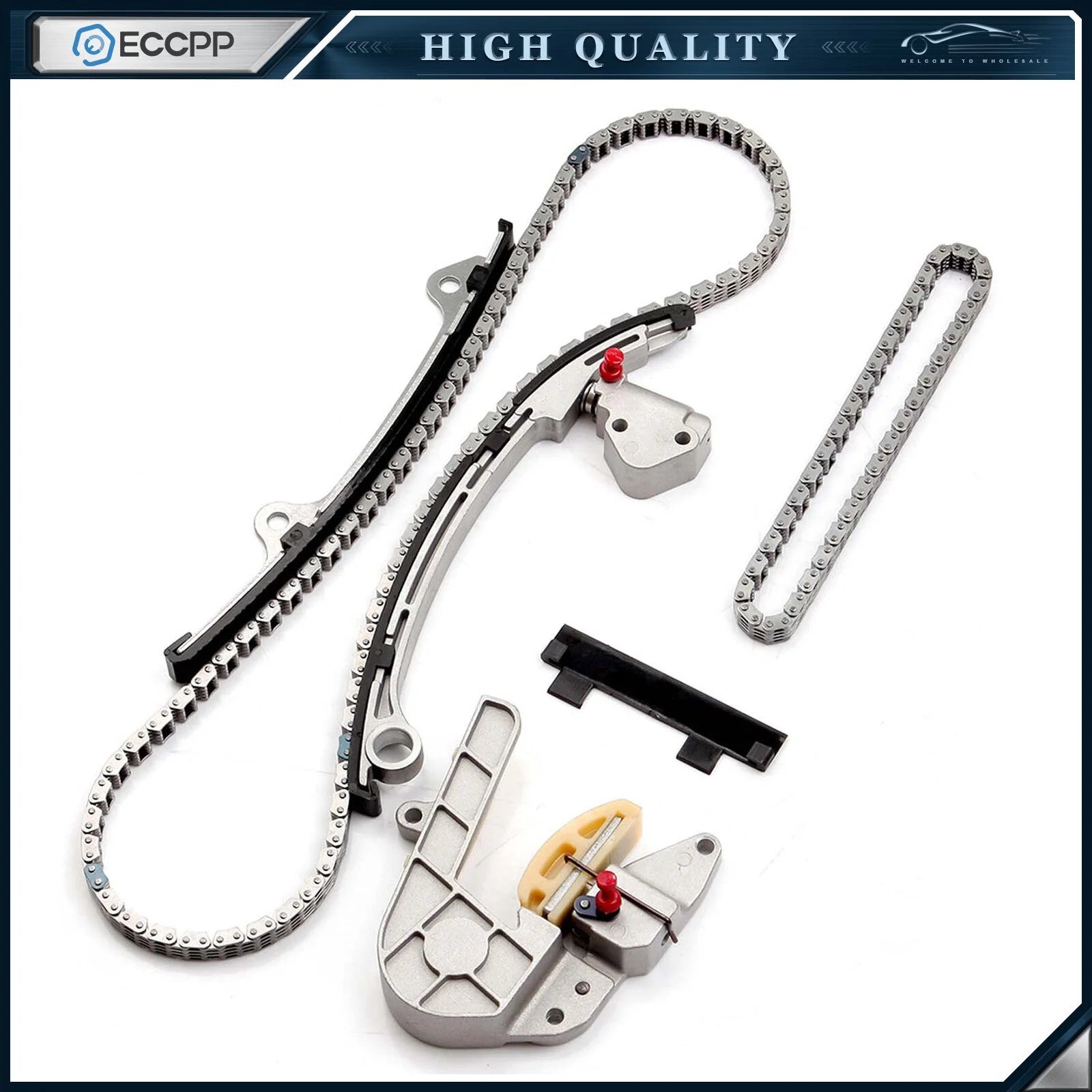 Timing Chain Kit For Nissan Altima 2002-2006 2.5L DOHC 16v QR25DE 9-4212S 6B93BC-57 [1]