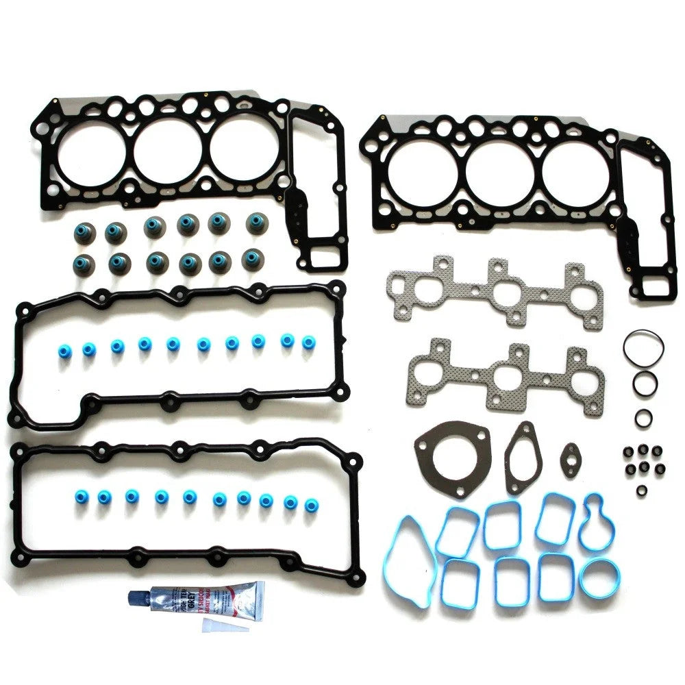Timing Chain Kit Head Gasket Bolt Set For 02-05 Dodge Ram 1500 Jeep Liberty 3.7L 6B93BC-57 [5]