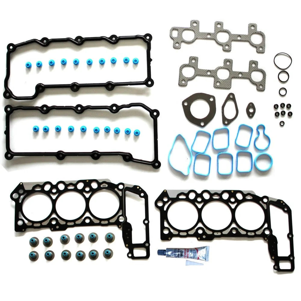 Timing Chain Kit Head Gasket Bolt Set For 02-05 Dodge Ram 1500 Jeep Liberty 3.7L 6B93BC-57 [6]