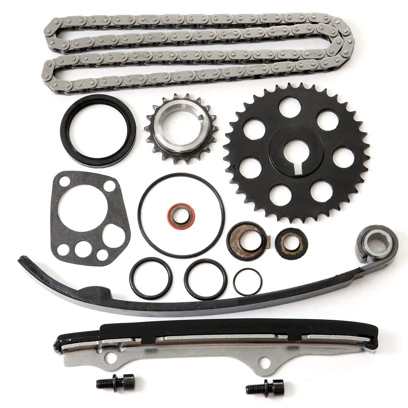Timing Chain Oil Water Pump Kit For 89-90 Nissan 240SX 2.4L SOHC L4 "KA24E" KOEEP [3]