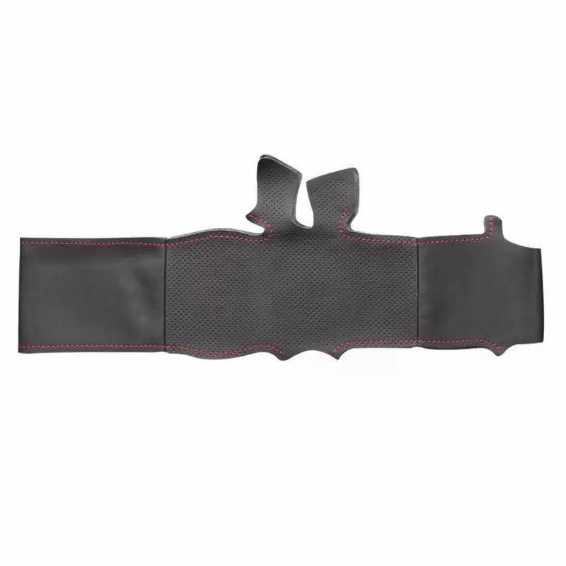 Top Leather Steering Wheel Hand-stitch on Wrap Cover For Kia Sportage 3 Ceed [4]