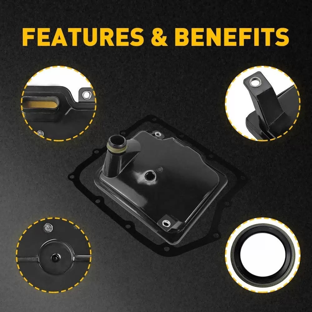 Transmission Filter KIT Pan Gasket for Chrysler Dodge Ram Routan 68018555AA EOA 6B93BC-57 [8]