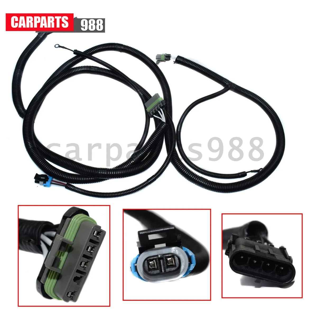 Truck Rear Tail Light Wiring Harness for 1988-98 Chevy GMC Suburban Tahoe Yukon 6B93BC-57 [1]