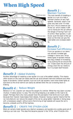 Trunk Lips Roof Carbon Style Vortex For 2014-up Subaru WRX 6B93BC-57 [2]