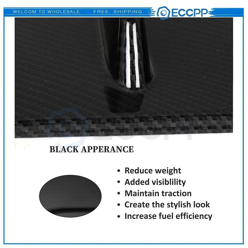 Trunk Lips Roof Carbon Style Vortex For 2014-up Subaru WRX 6B93BC-57 [3]