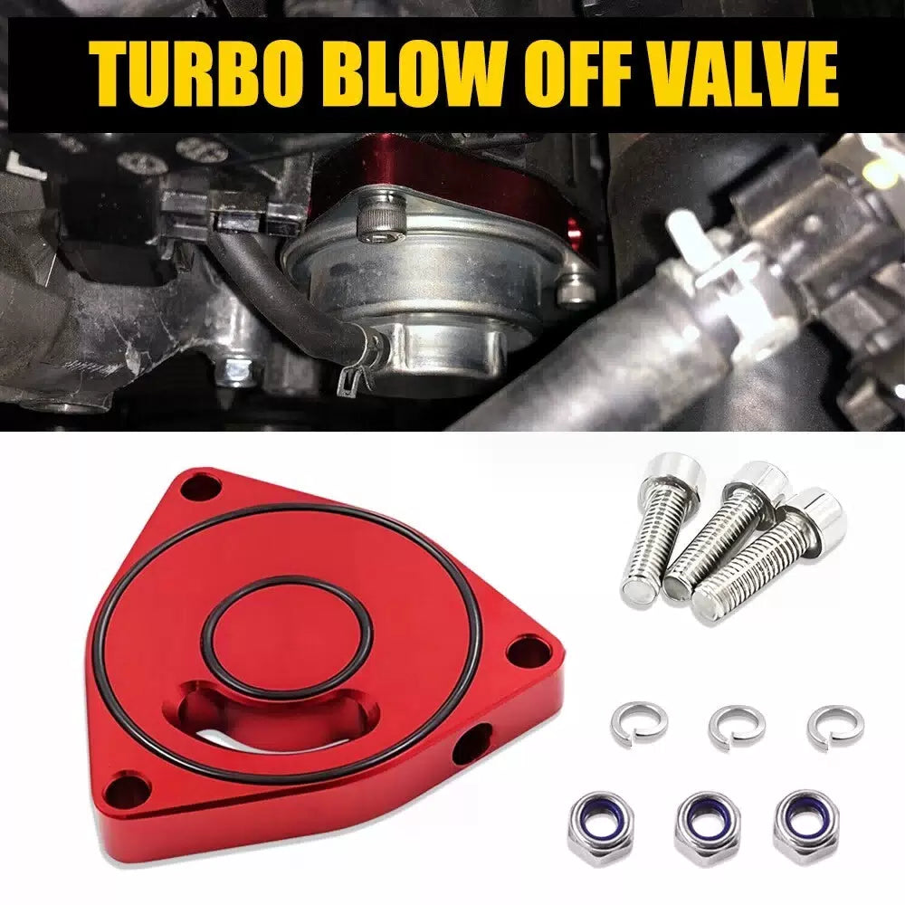 Turbo Blow Off Valve Plate Spacer BOV Fit 2015-2021 Honda Civic Vortex Red EOA 6B93BC-57 [1]
