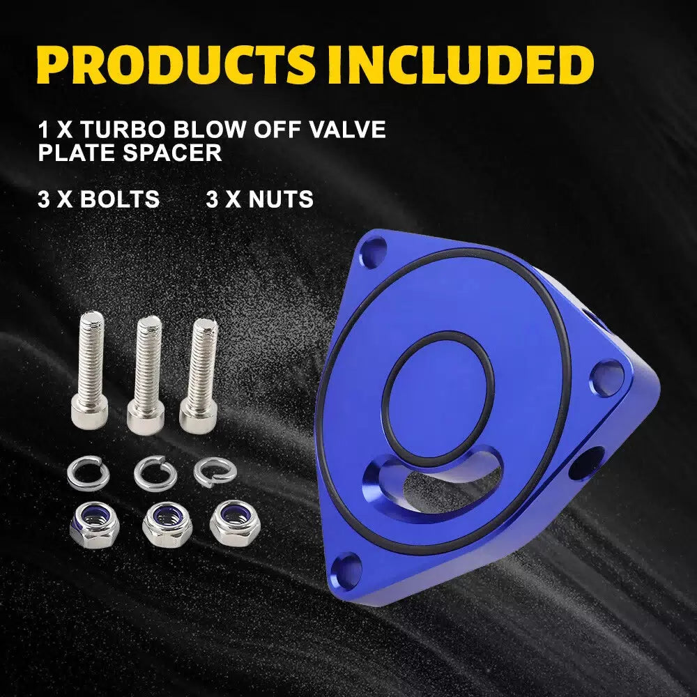 Turbo Off Blow Valve Spacer Plate For 2015-21 Honda Civic 1.5T Coupe BOV Billet 6B93BC-57 [6]