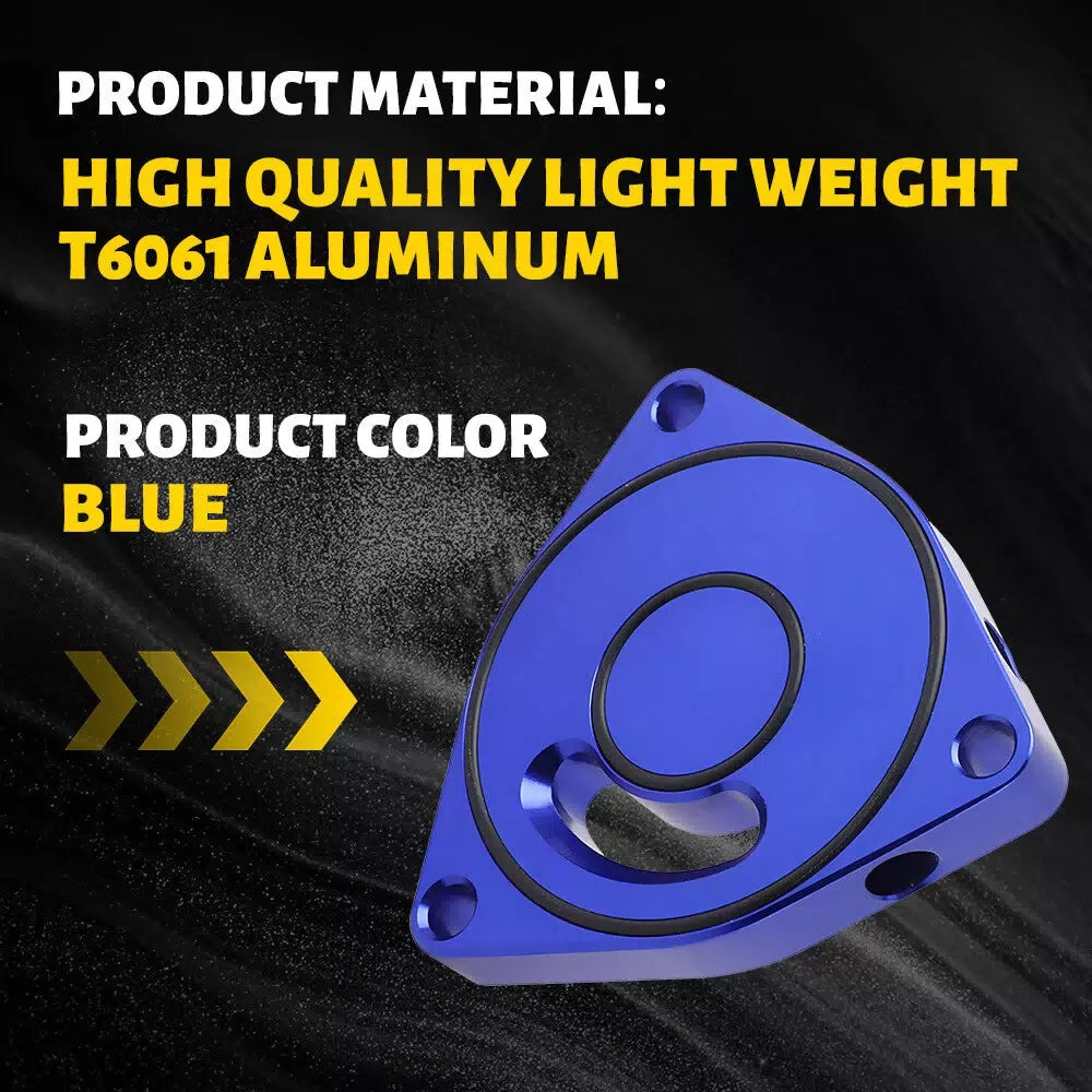 Turbo Off Blow Valve Spacer Plate For 2015-21 Honda Civic 1.5T Coupe BOV Billet 6B93BC-57 [8]