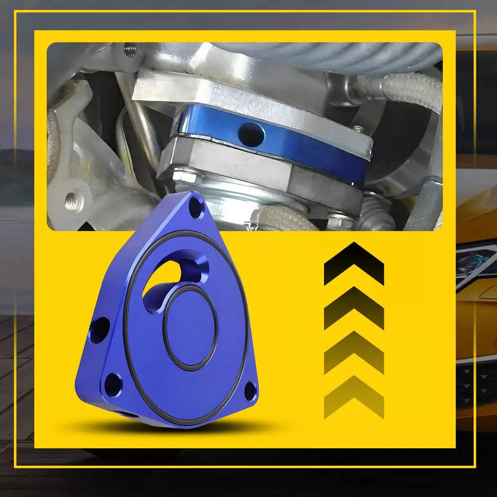 Turbo Off Blow Valve Spacer Plate For 2015-21 Honda Civic 1.5T Coupe BOV Billet 6B93BC-57 [9]
