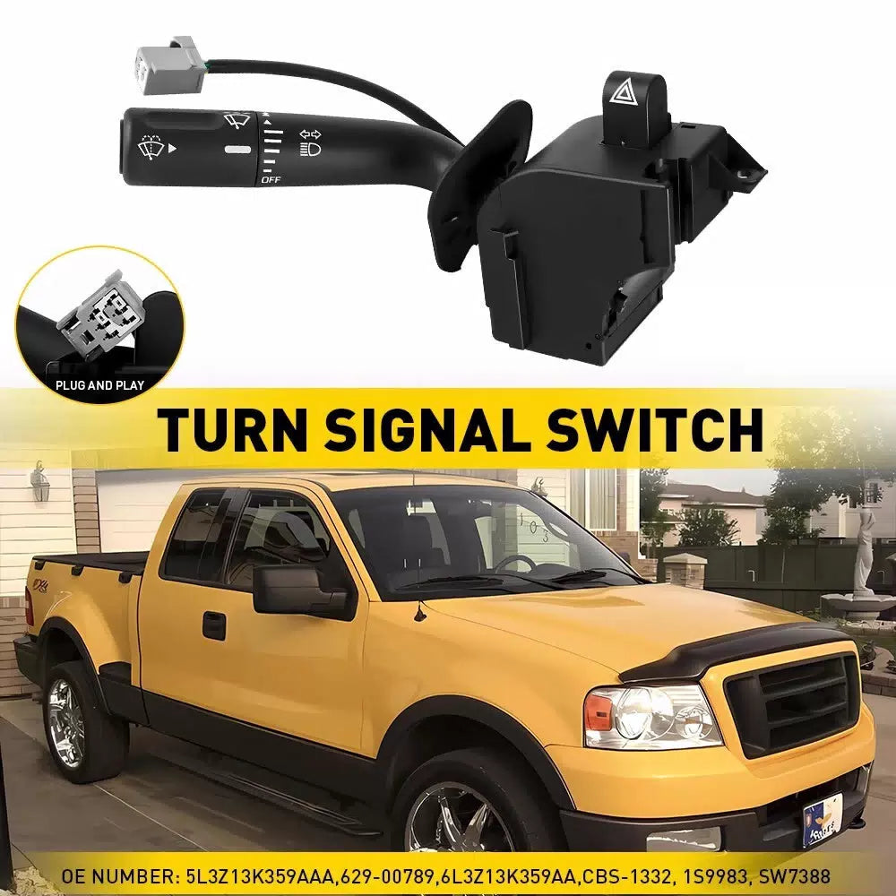 Turn Signal Switch For 2005-2008 Ford F-150 W/ Wiper and Washer Controls USA EOA 6B93BC-57 [1]