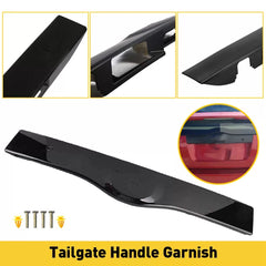 UPGRADED Tailgate Liftgate Handle Garnish For 04-09 Toyota Prius Smooth Black 6B93BC-57 [1]