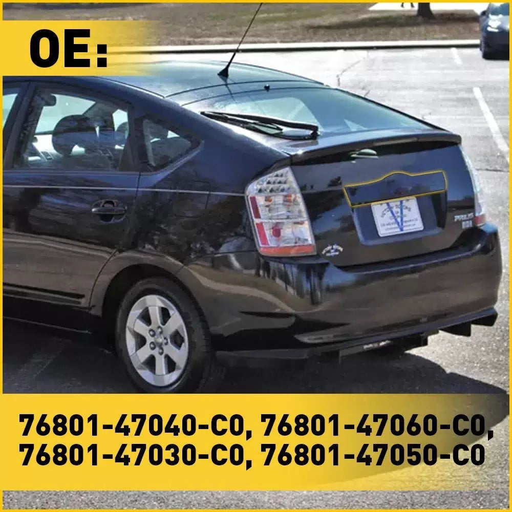 UPGRADED Tailgate Liftgate Handle Garnish For 04-09 Toyota Prius Smooth Black 6B93BC-57 [5]
