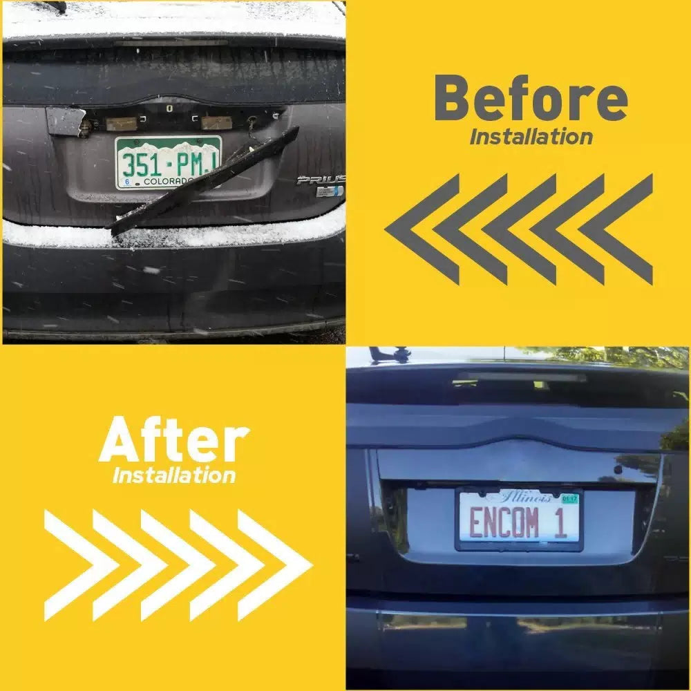 UPGRADED Tailgate Liftgate Handle Garnish For 04-09 Toyota Prius Smooth Black 6B93BC-57 [8]