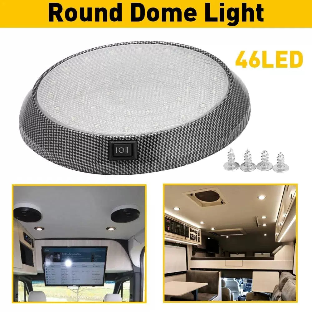 Universal 46 12V LED Car Auto Truck Interior Dome Roof Light Ceiling White Lamp 6B93BC-57 [11]