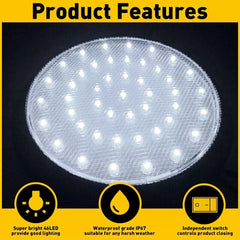 Universal 46 12V LED Car Auto Truck Interior Dome Roof Light Ceiling White Lamp 6B93BC-57 [2]