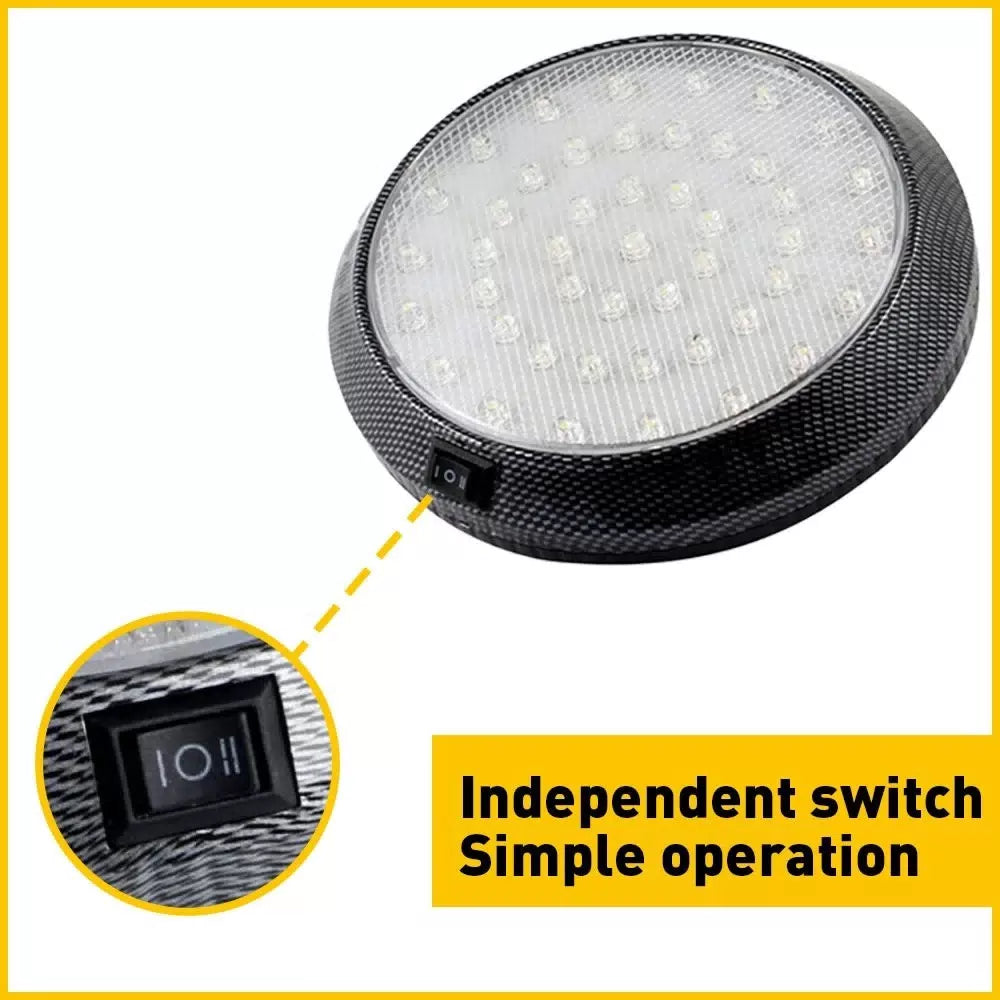 Universal 46 12V LED Car Auto Truck Interior Dome Roof Light Ceiling White Lamp 6B93BC-57 [5]