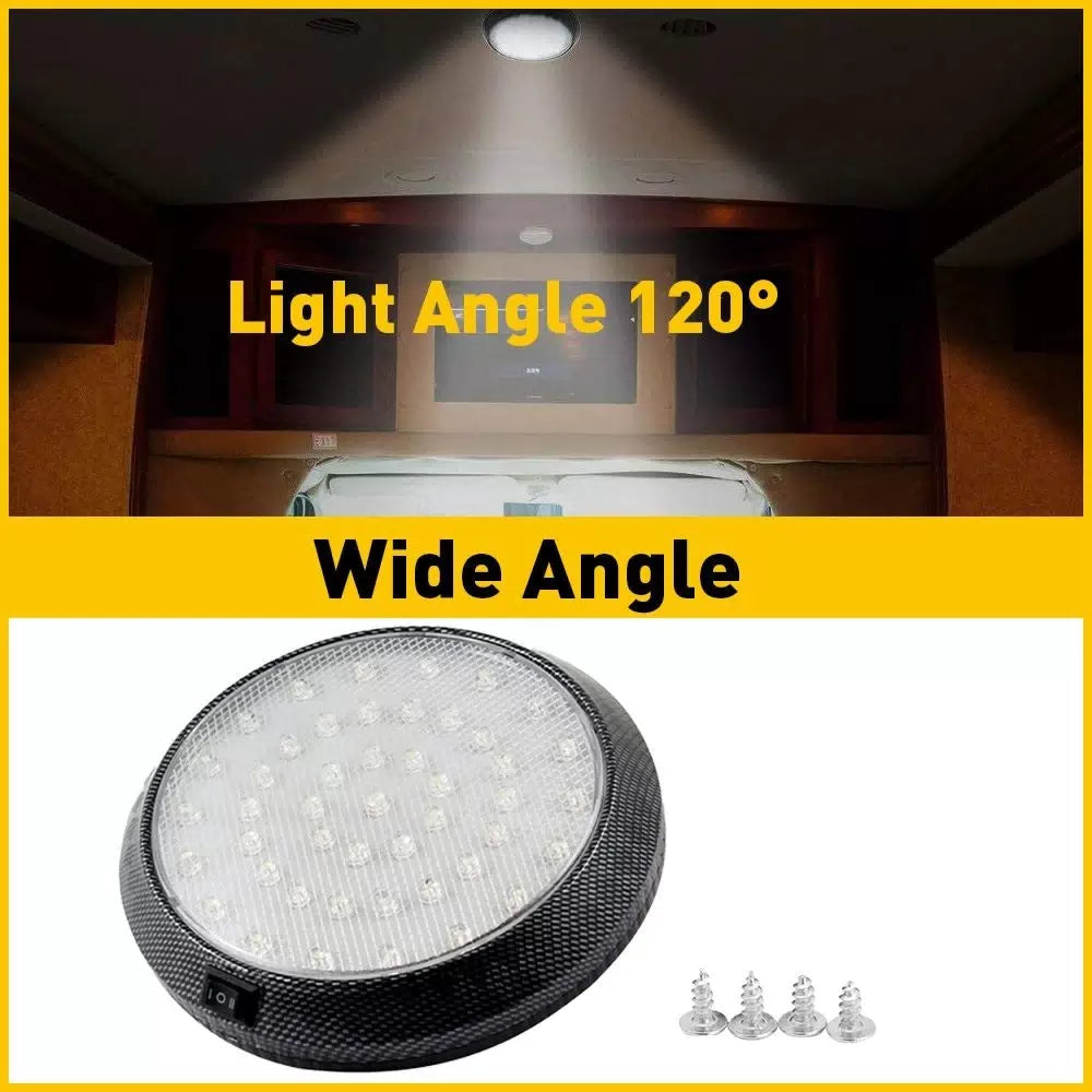 Universal 46 12V LED Car Auto Truck Interior Dome Roof Light Ceiling White Lamp 6B93BC-57 [6]