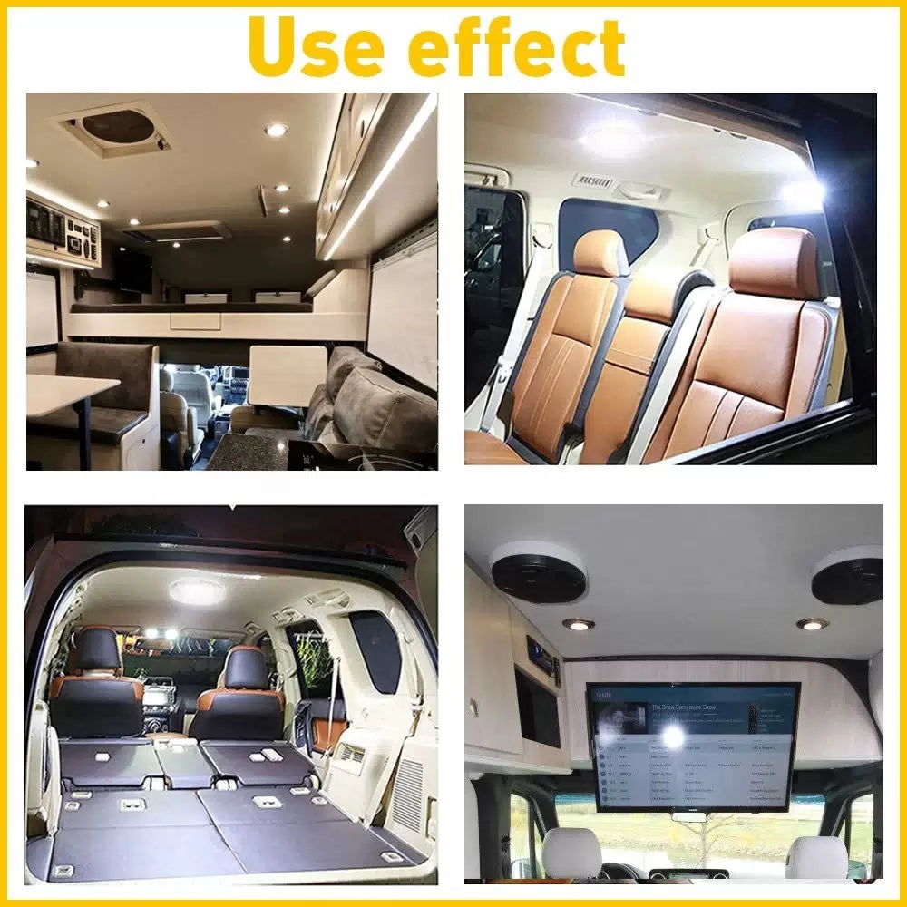 Universal 46 12V LED Car Auto Truck Interior Dome Roof Light Ceiling White Lamp 6B93BC-57 [9]