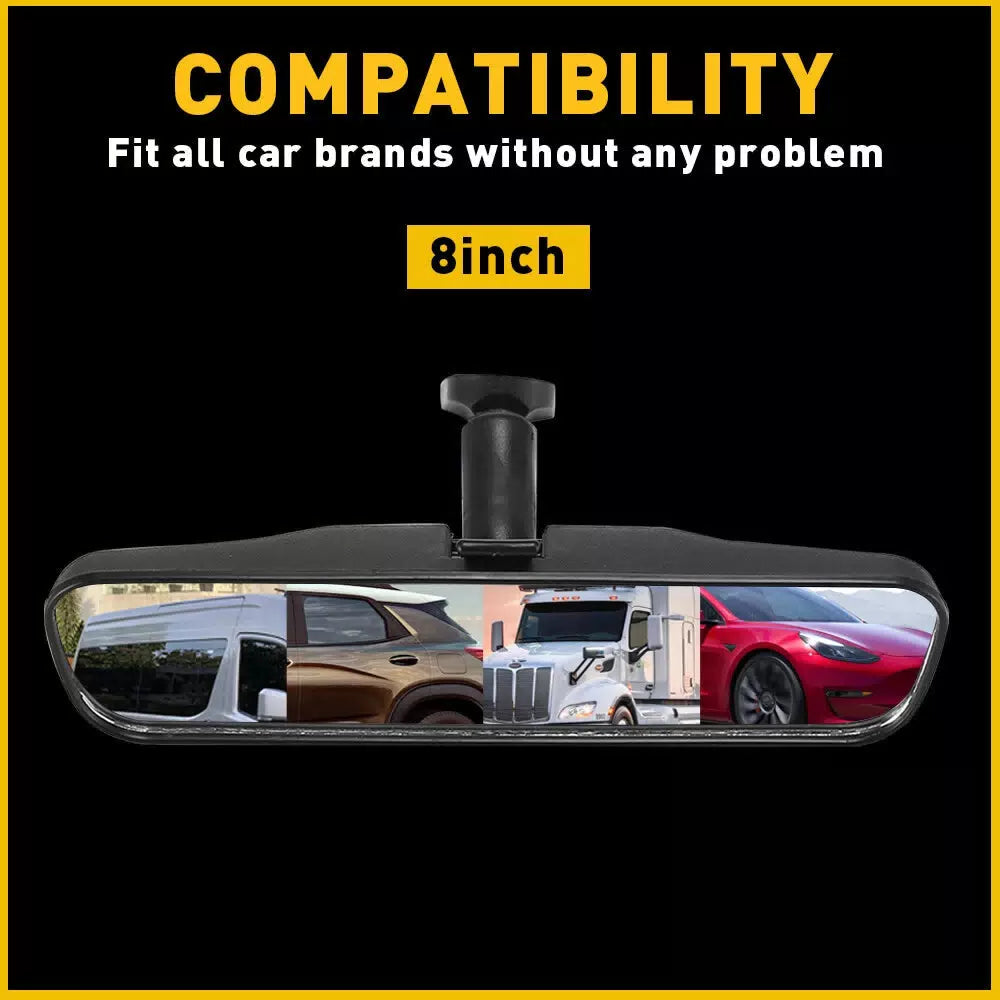Universal 8'' Day Night Interior Rear View Mirror For GM Chevy Ford Pontiac EOA 6B93BC-57 [2]