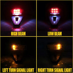 Universal Enduro Dirt Bike LED Rear Fender Brake Tail Light Turn Signal Off-road 6B93BC-57 [2]