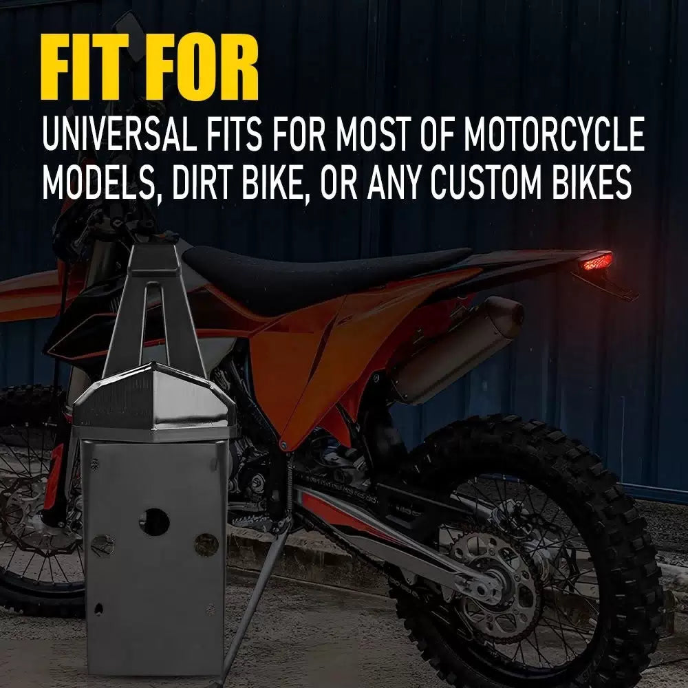 Universal Enduro Dirt Bike LED Rear Fender Brake Tail Light Turn Signal Off-road 6B93BC-57 [3]
