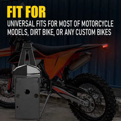 Universal Enduro Dirt Bike LED Rear Fender Brake Tail Light Turn Signal Off-road 6B93BC-57 [3]