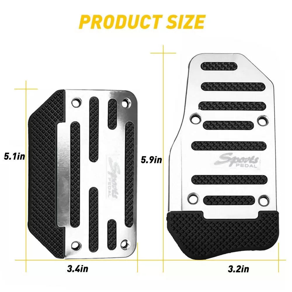 Universal Non-Slip Automatic Gas Brake Foot Pedal Pad Cover Car Accessories S 6B93BC-57 [6]