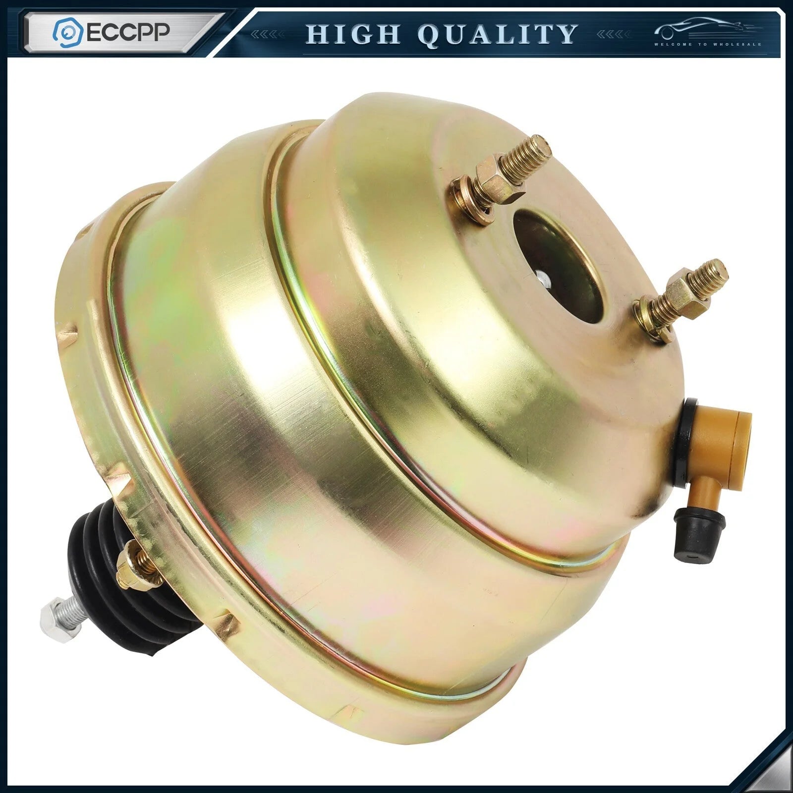 Universal Street Rod 8" Zinc Power Brake Booster For Chevy Ford Dual Diaphragm 6B93BC-57 [1]