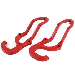 Upgrated Heavy Duty Front Tow Hooks For Dodge Ram 1500 2009-2019 Red Steel 6B93BC-57 [4]