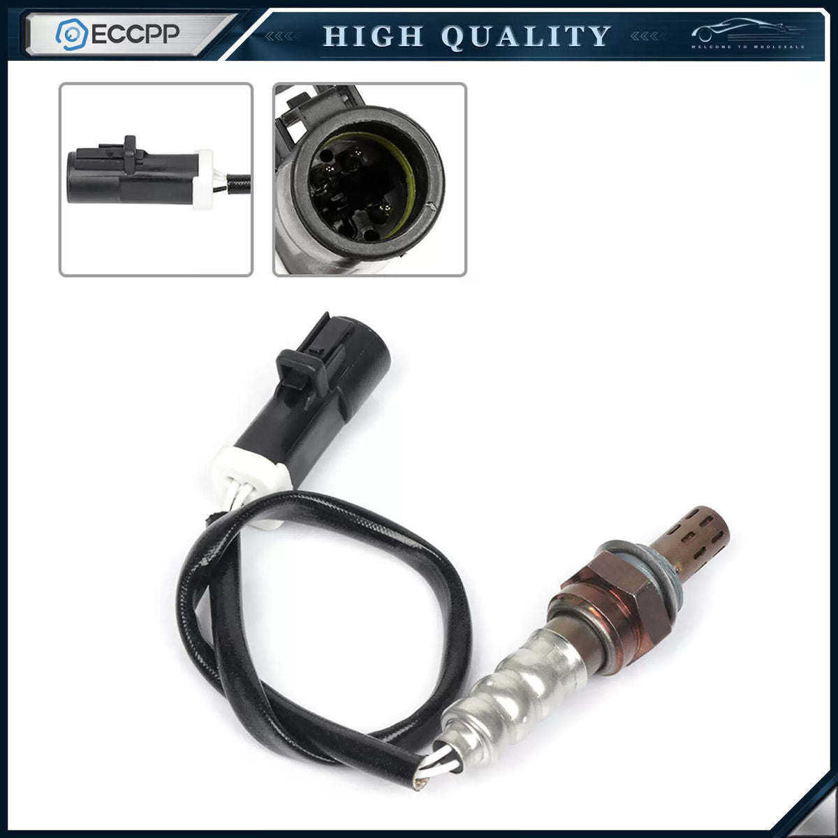 Upstream Pre-Cat For 1987-1990 Ford Mustang 2.3L 5.0L Oxygen O2 02 Sensor 1 6B93BC-57 [1]