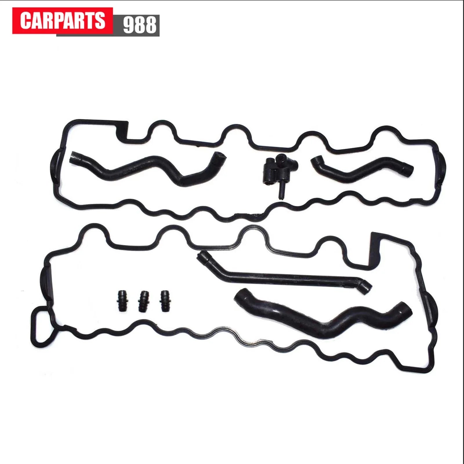 Valve Cover Gasket & Breather Hose Kit For Mercedes V8 C240 C280 S430 CLK320 6B93BC-57 [1]