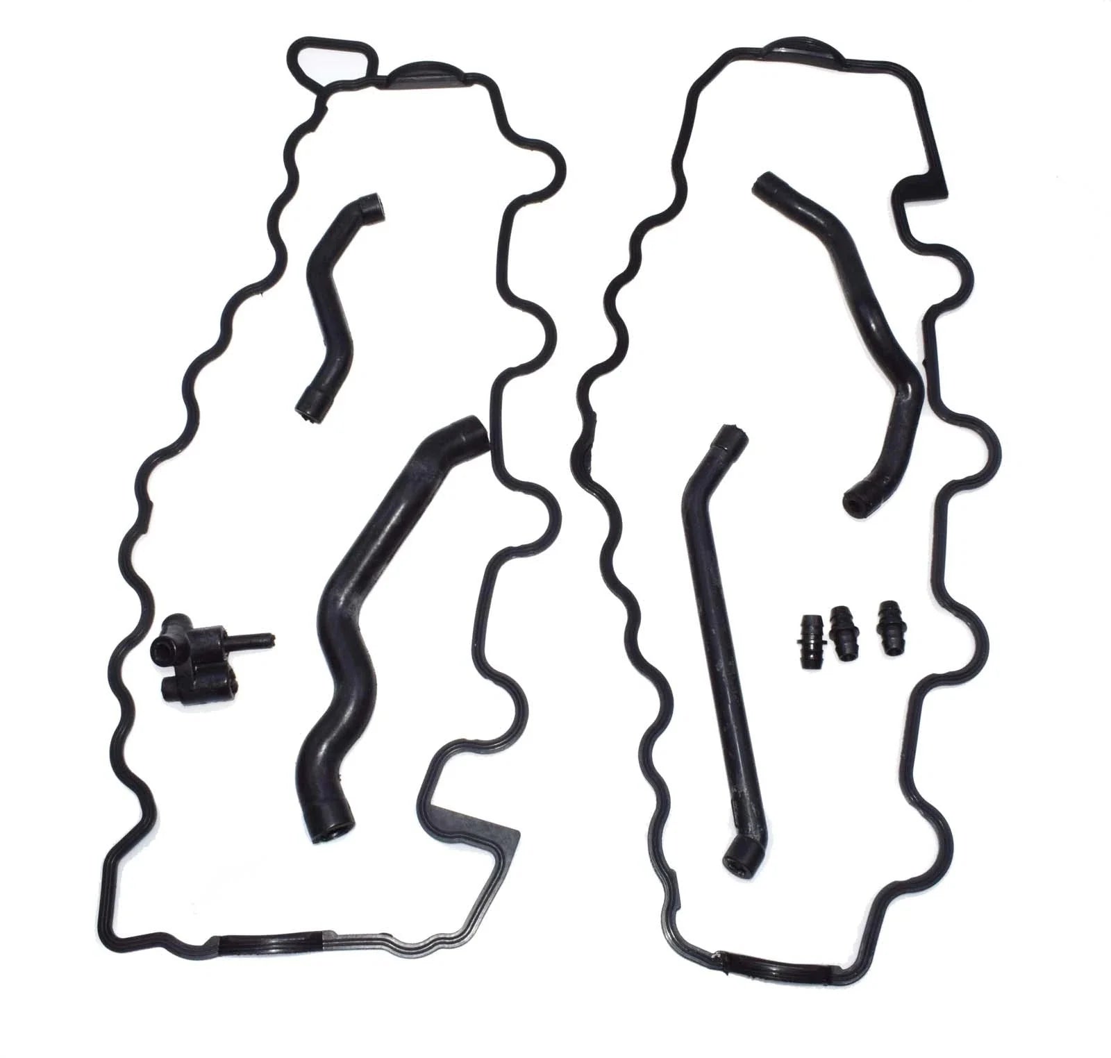 Valve Cover Gasket & Breather Hose Kit For Mercedes V8 C240 C280 S430 CLK320 6B93BC-57 [3]