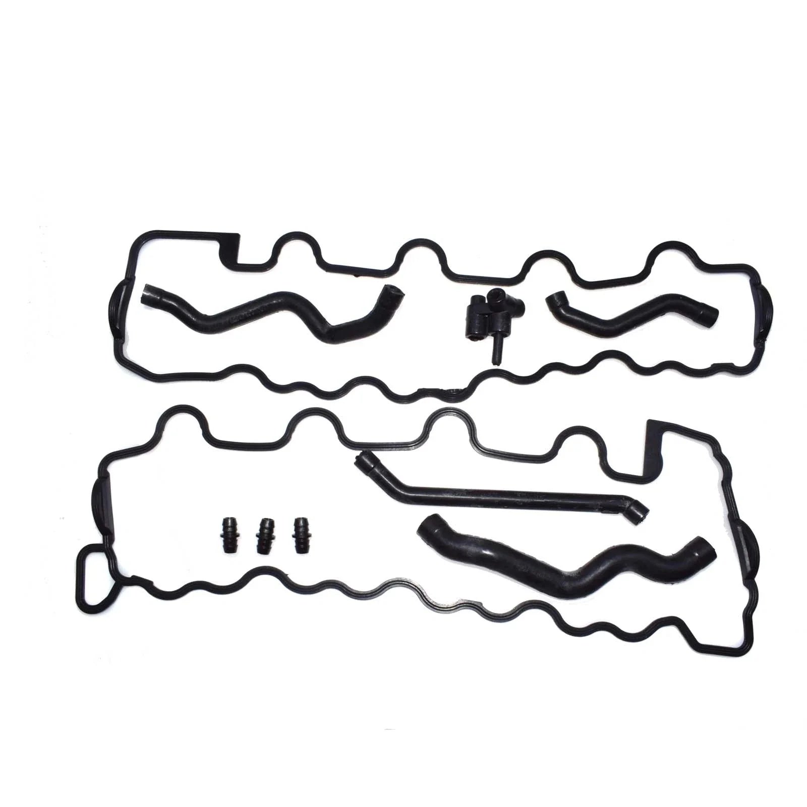 Valve Cover Gasket & Breather Hose Kit For Mercedes V8 C240 C280 S430 CLK320 6B93BC-57 [5]