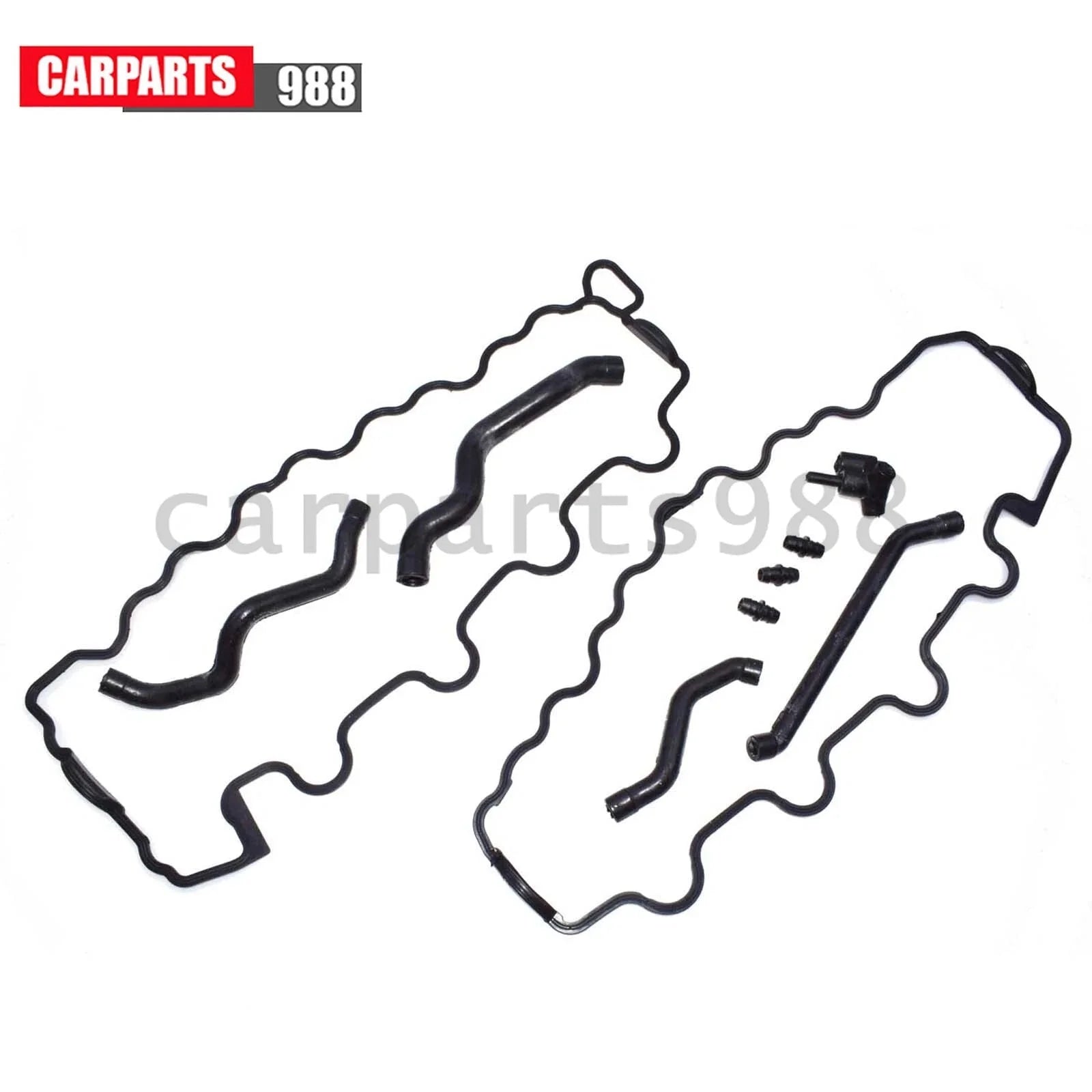 Valve Cover Gasket & Breather Hoses For Mercedes 8-Cylinder C240 C280 1120180282 6B93BC-57 [1]