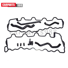 Valve Cover Gasket & Breather Hoses For Mercedes 8-Cylinder C240 C280 1120180282 6B93BC-57 [2]