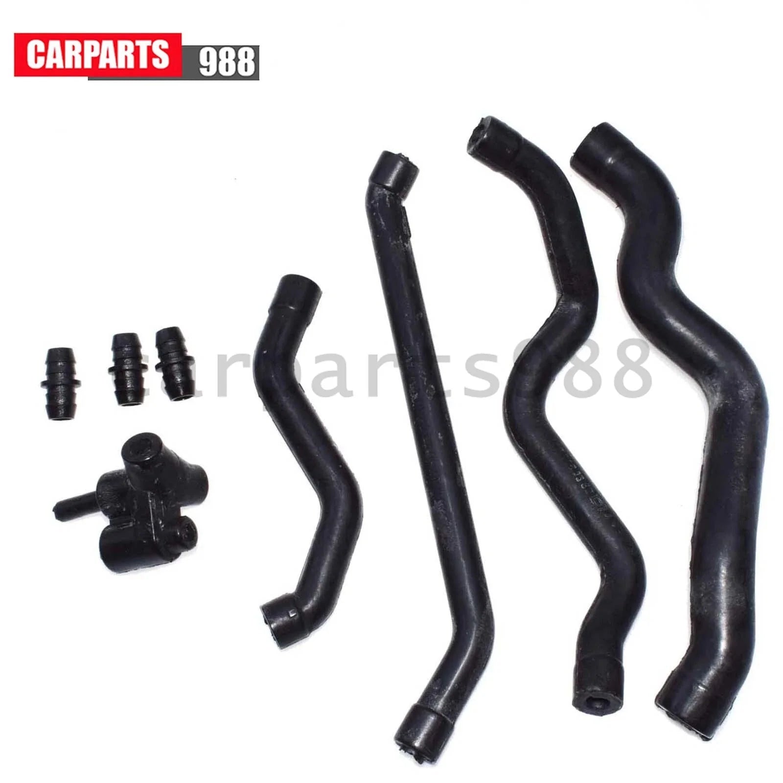 Valve Cover Gasket & Breather Hoses For Mercedes 8-Cylinder C240 C280 1120180282 6B93BC-57 [8]