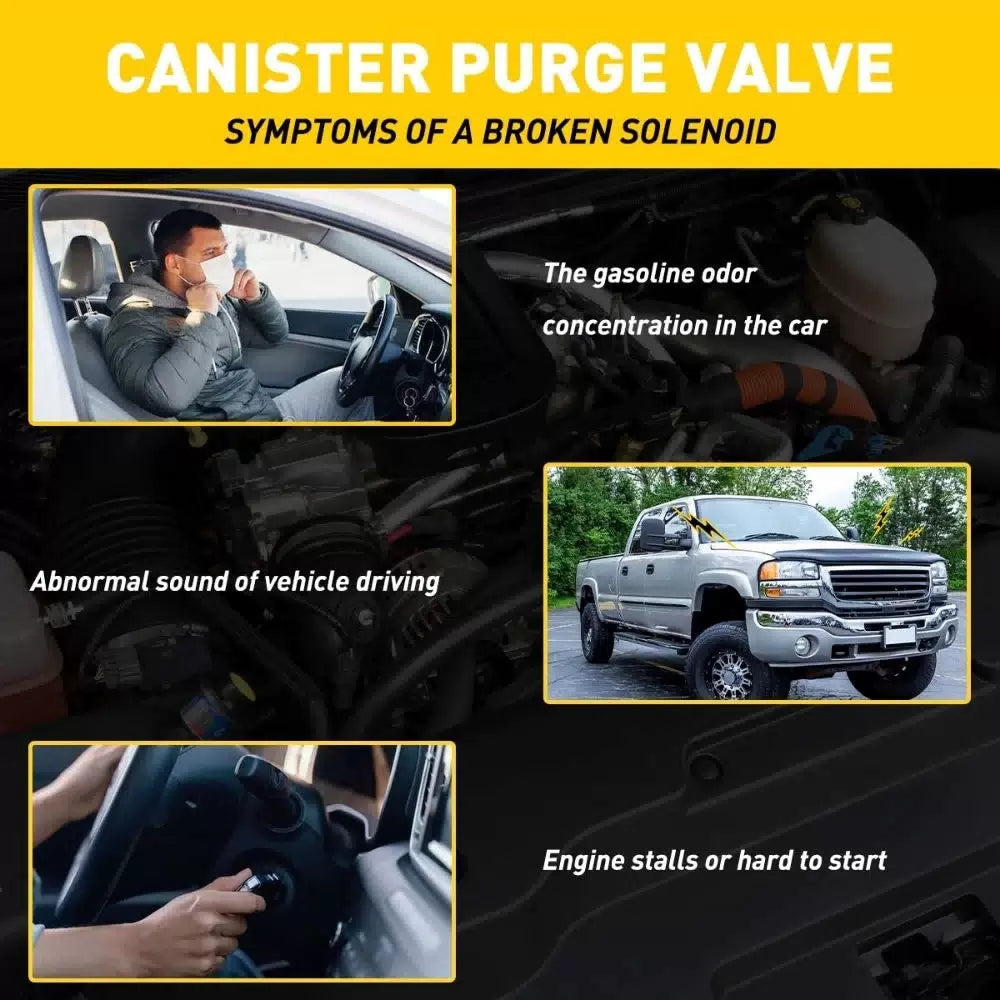 Vapor Canister Purge Solenoid For Valve Chevrolet Cadillac Replace 12581282 6B93BC-57 [5]