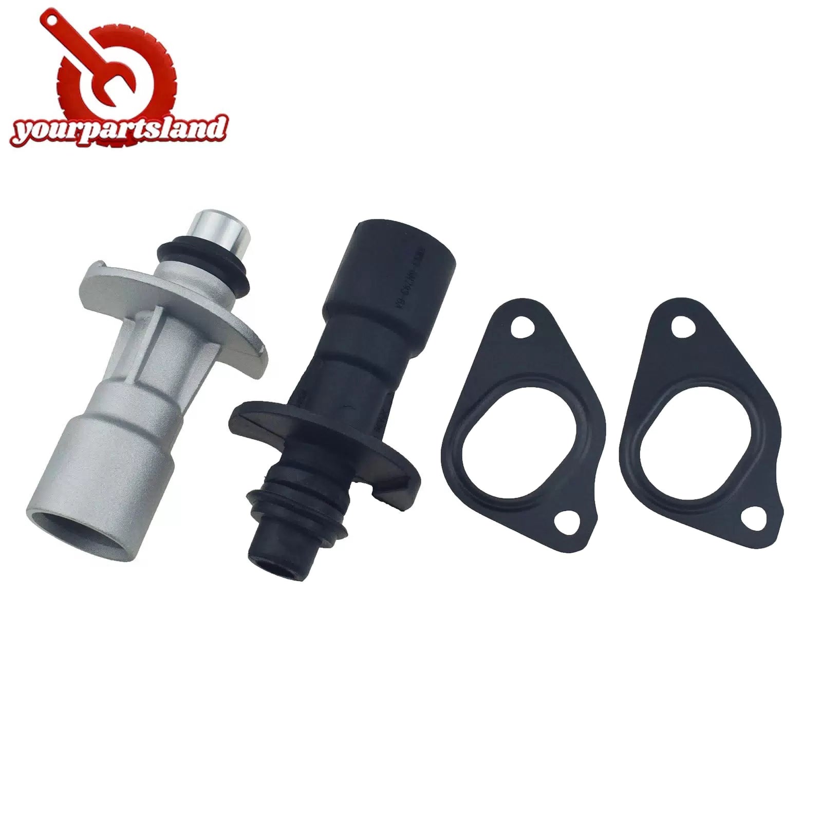 Water Pump Oil Cooler Tube & Gaskets LR028136 For Land Rover Range Sport 4pcs 6B93BC-57 [6]