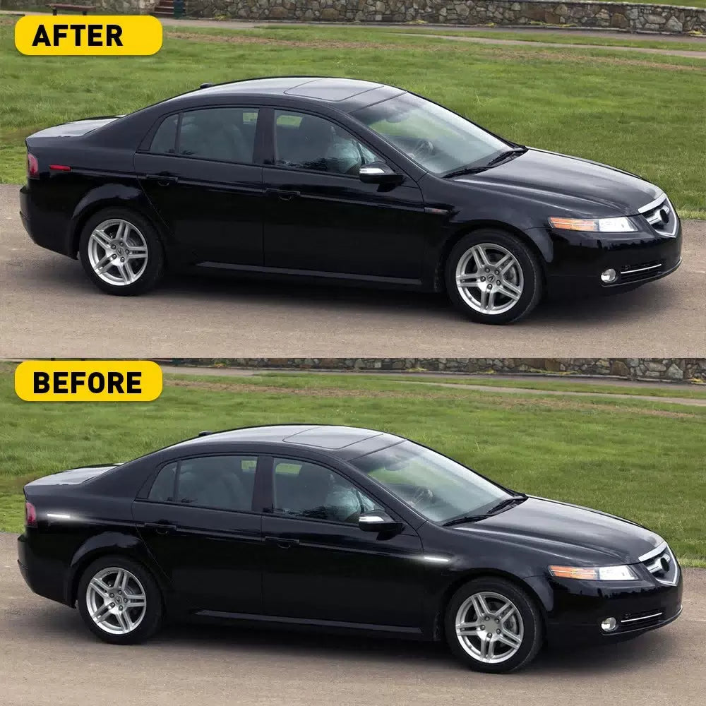 White LED Front Rear Side Fender Marker Lights For Acura 2004-2008 TL base Smoke 6B93BC-57 [8]