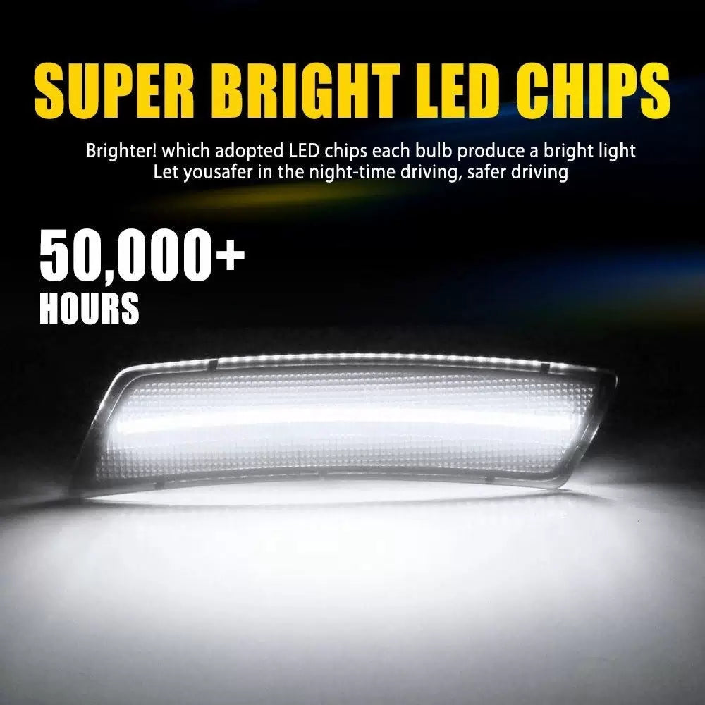 White LED Front Rear Side Marker Light For 2018-2023 VW Tiguan/2012-19 Beetle EA 6B93BC-57 [4]