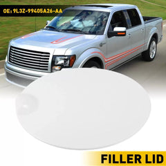 White Painted Fuel Gas Filler Tank Lid Door Cap Fits Cover Ford F150 2009-2014 6B93BC-57 [1]