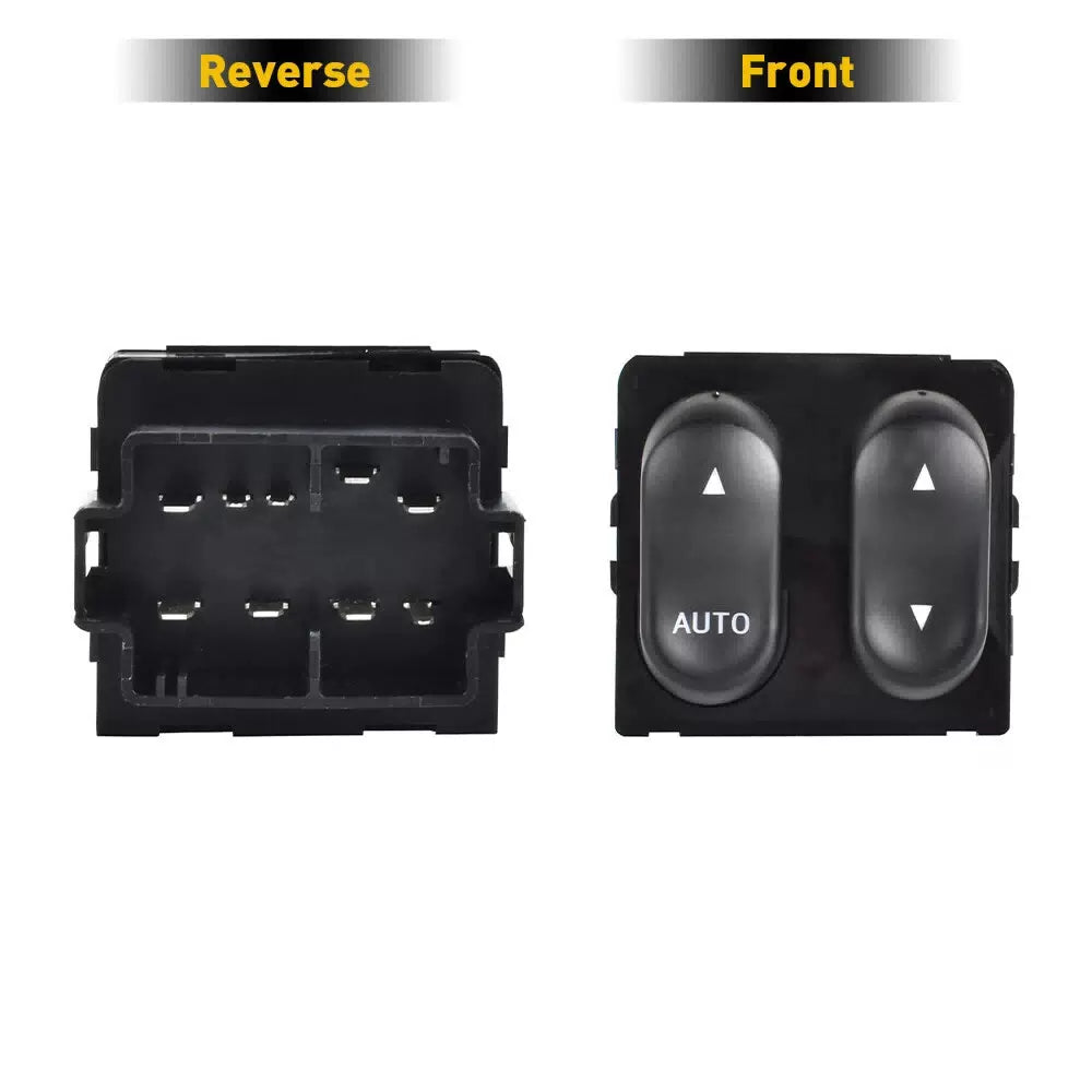 Window Switch For 1999-2002 Ford F-150 1999 F-250 Front Driver Side 2 Button EOA 6B93BC-57 [7]